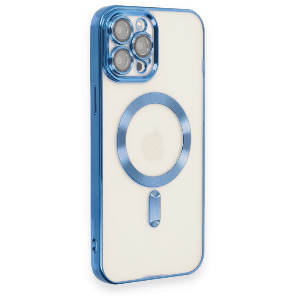 Newface iPhone 12 Pro Max Kılıf Kross Magneticsafe Kapak - Sierra Blue