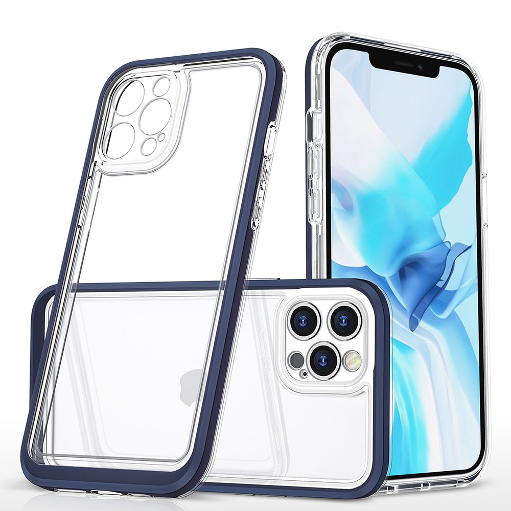 Newface iPhone 12 Pro Max Kılıf Lims Silikon - Mavi