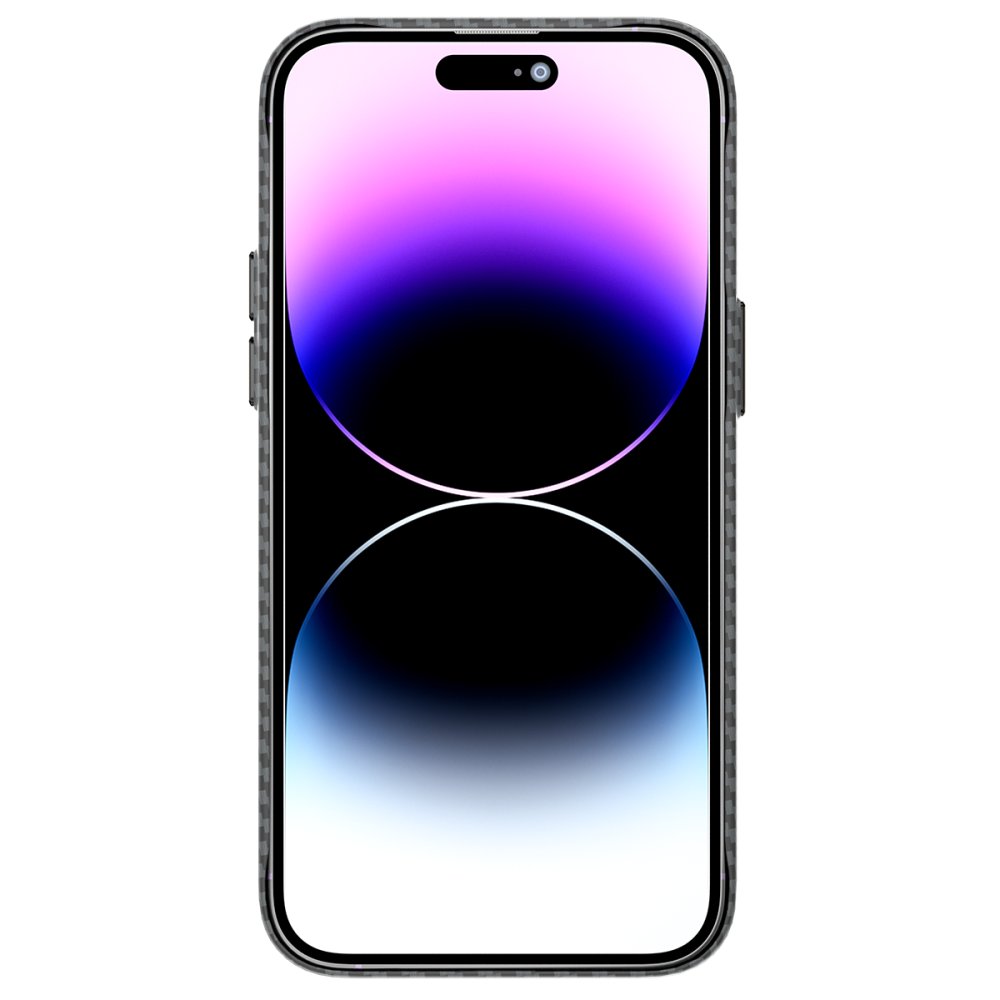 Newface iPhone 12 Pro Max Kılıf Mekanik Magsafe Kapak - Füme - 3
