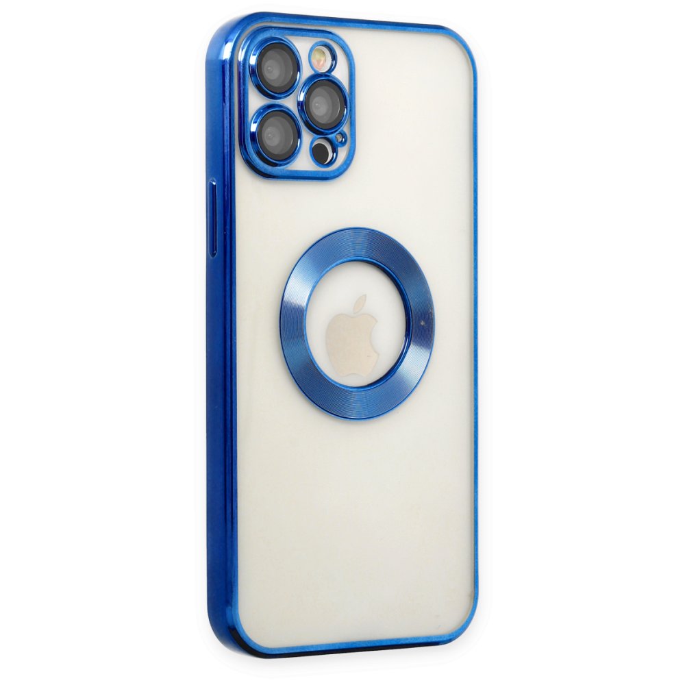 Newface iPhone 12 Pro Max Kılıf Slot Silikon - Mavi