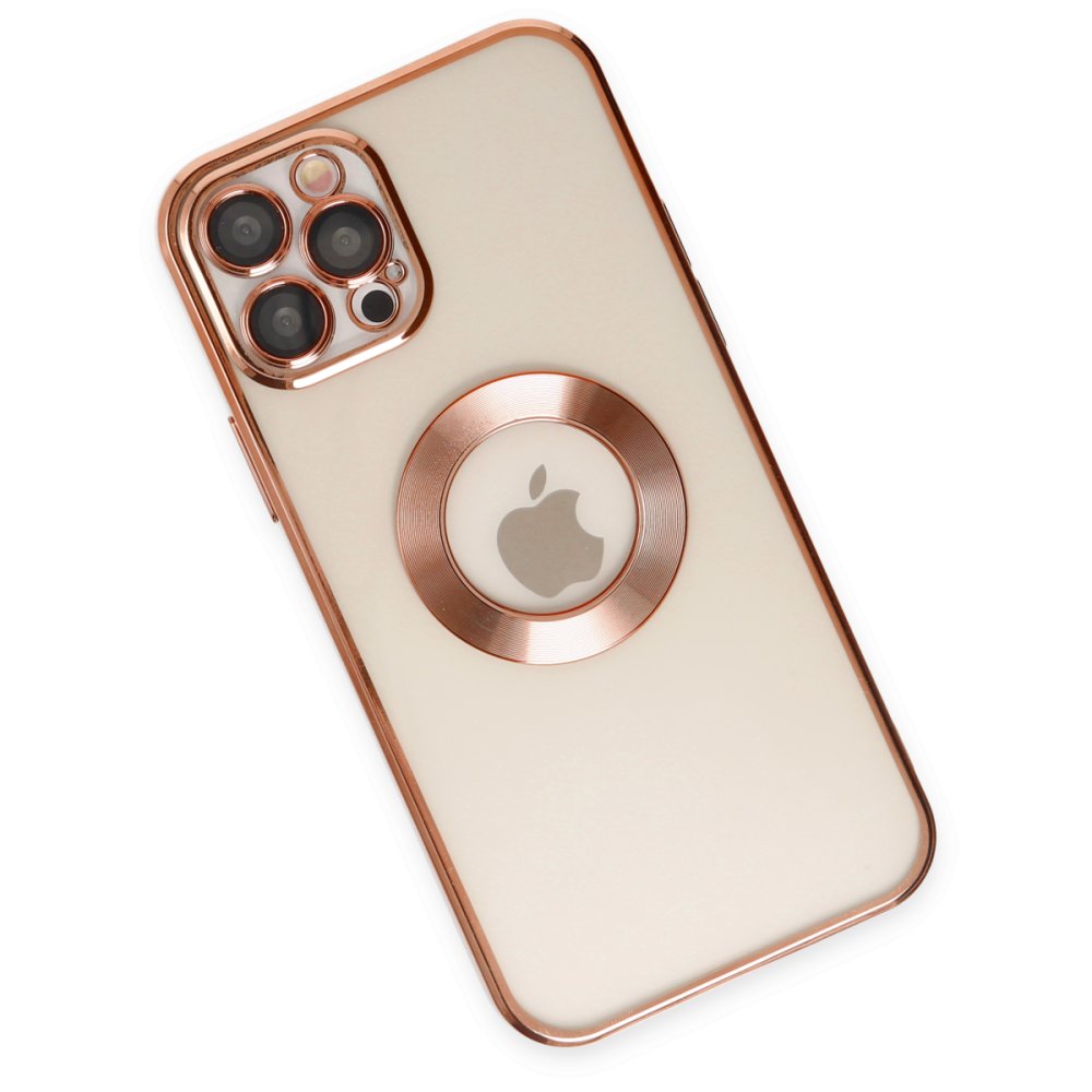 Newface iPhone 12 Pro Max Kılıf Slot Silikon - Rose Gold