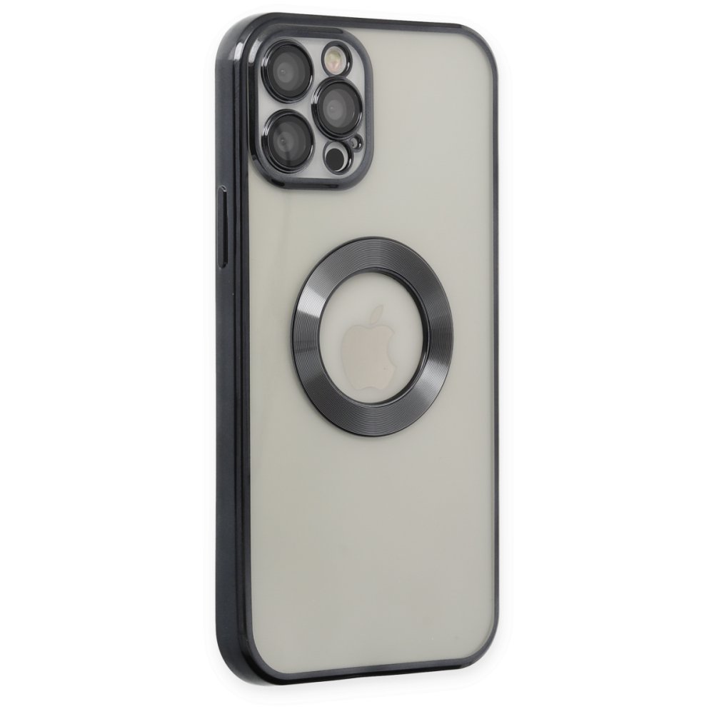 Newface iPhone 12 Pro Max Kılıf Slot Silikon - Siyah