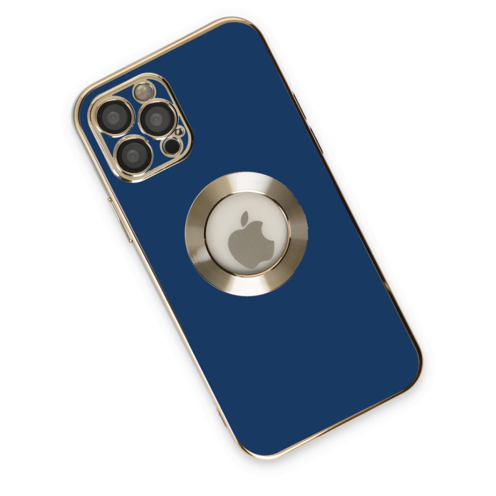 Newface iPhone 12 Pro Max Kılıf Store Silikon - Mavi