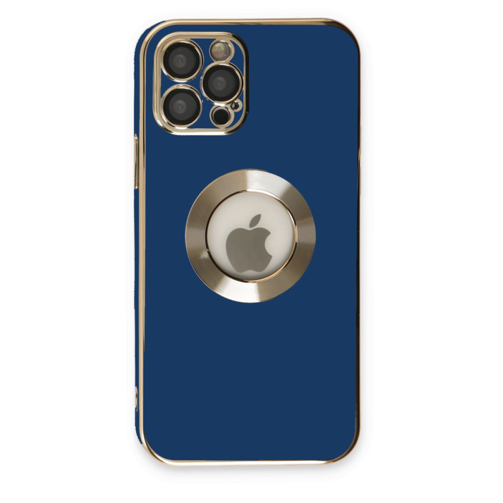 Newface iPhone 12 Pro Max Kılıf Store Silikon - Mavi