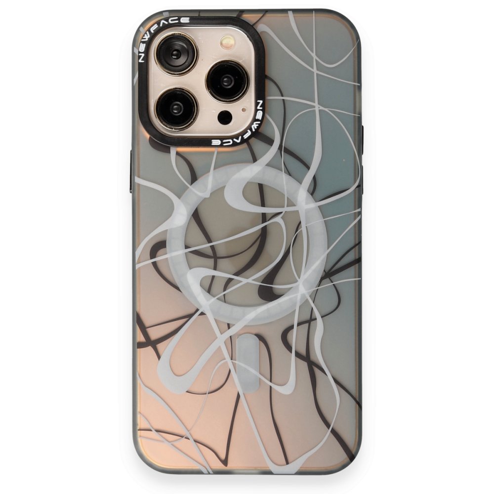 Newface iPhone 12 Pro Max Kılıf Venüs Magneticsafe Desenli Kapak - Venüs - 5