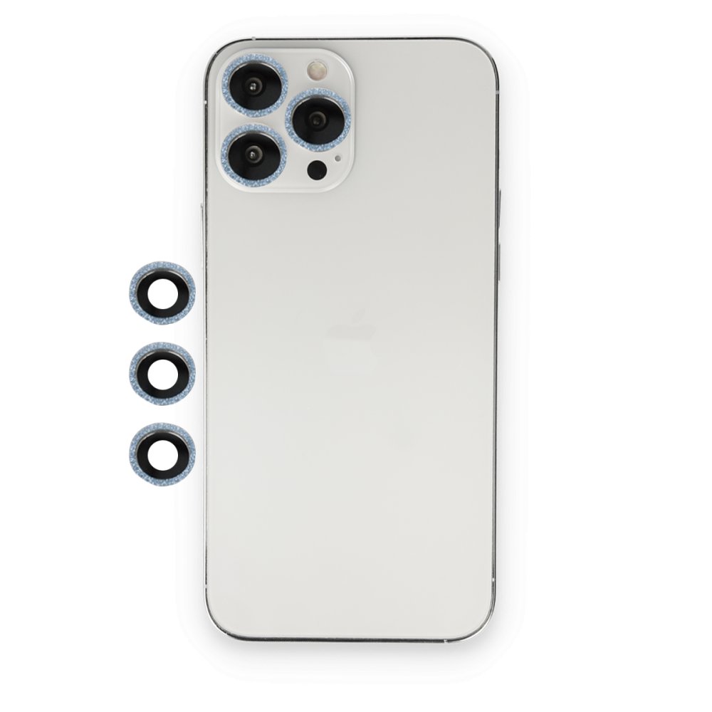 Newface iPhone 12 Pro Shine Kamera Lens - Sierra Blue