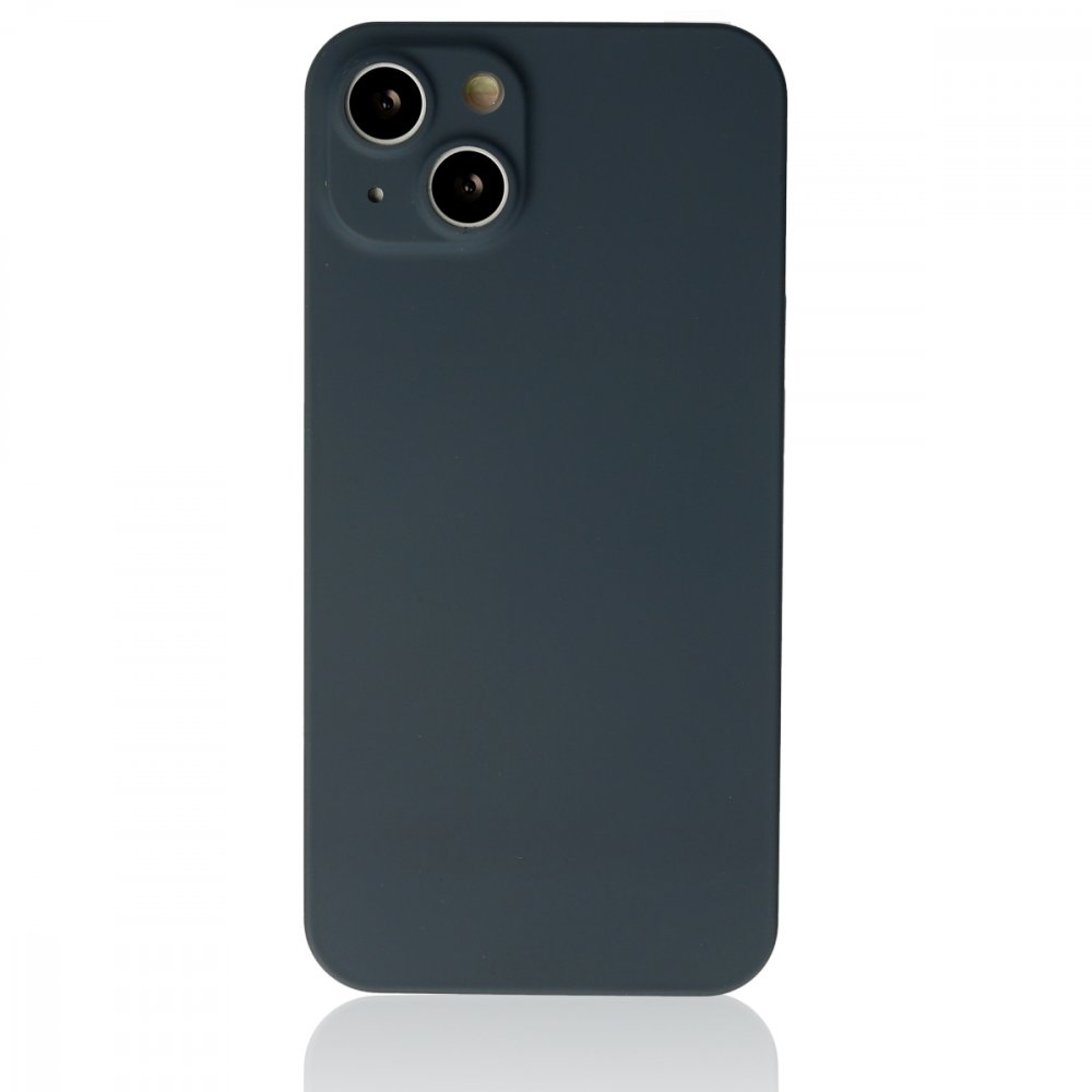 Newface iPhone 13 Kılıf 360 Hayalet Full Body Silikon Kapak - Açık Mavi