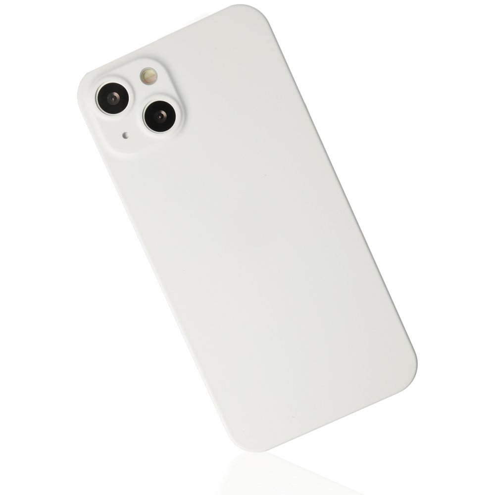 Newface iPhone 13 Kılıf 360 Hayalet Full Body Silikon Kapak - Beyaz