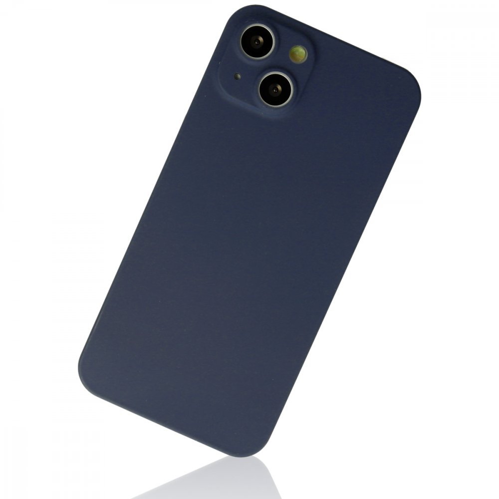 Newface iPhone 13 Kılıf 360 Hayalet Full Body Silikon Kapak - Mavi