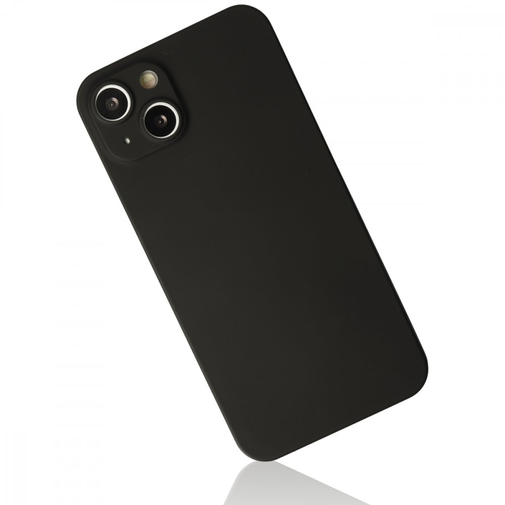 Newface iPhone 13 Kılıf 360 Hayalet Full Body Silikon Kapak - Siyah