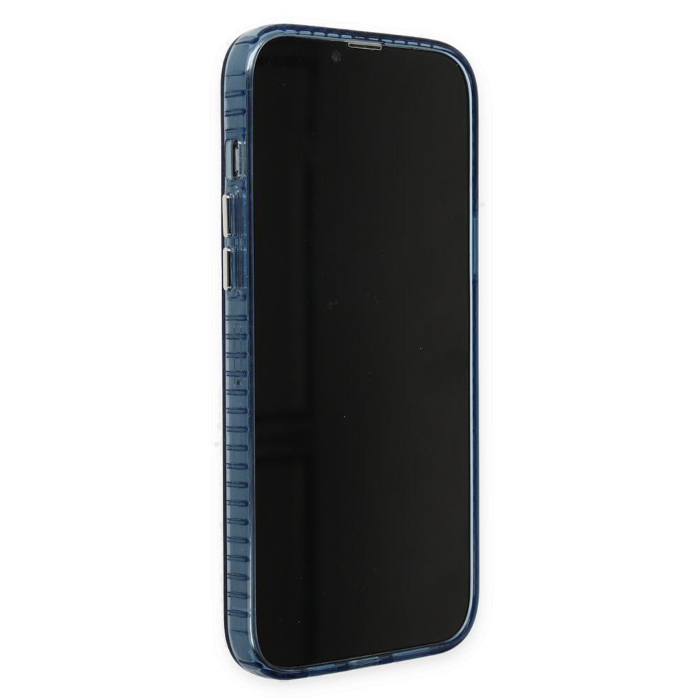 Newface iPhone 13 Kılıf Beta Magneticsafe Silikon - Mavi