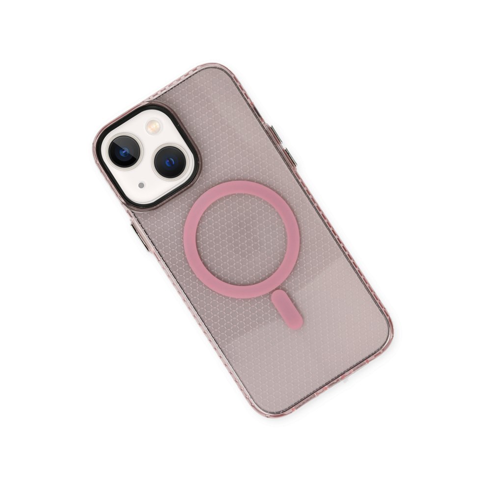 Newface iPhone 13 Kılıf Beta Magneticsafe Silikon - Pembe