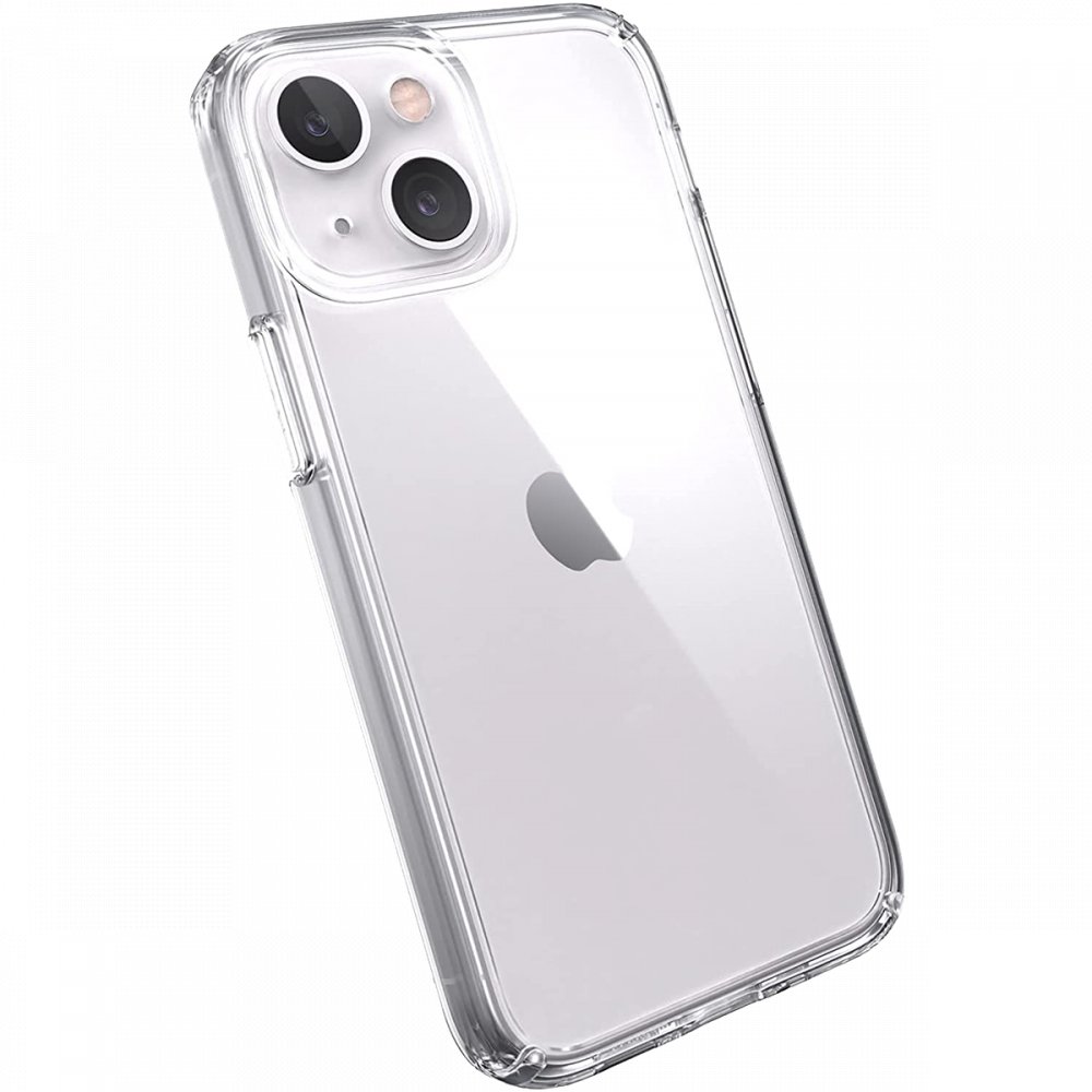 Newface iPhone 13 Kılıf Deluxe 2mm Şeffaf Silikon - Şeffaf
