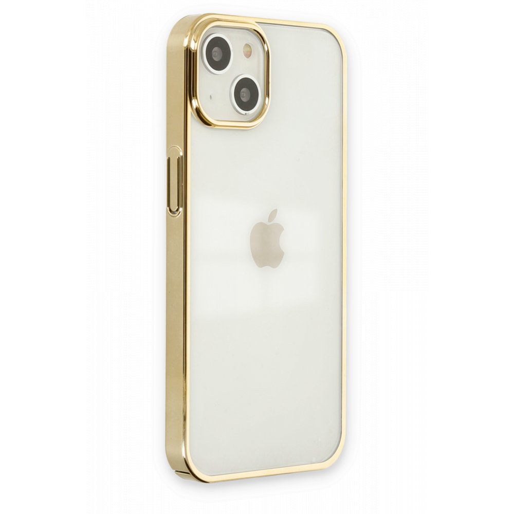 Newface iPhone 13 Kılıf Element Silikon - Gold