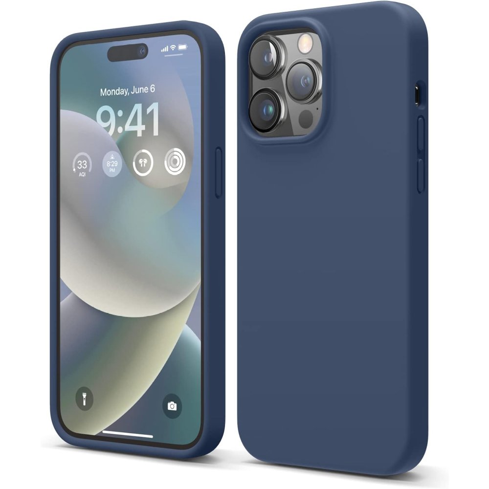 Newface iPhone 13 Kılıf First Silikon - Lacivert