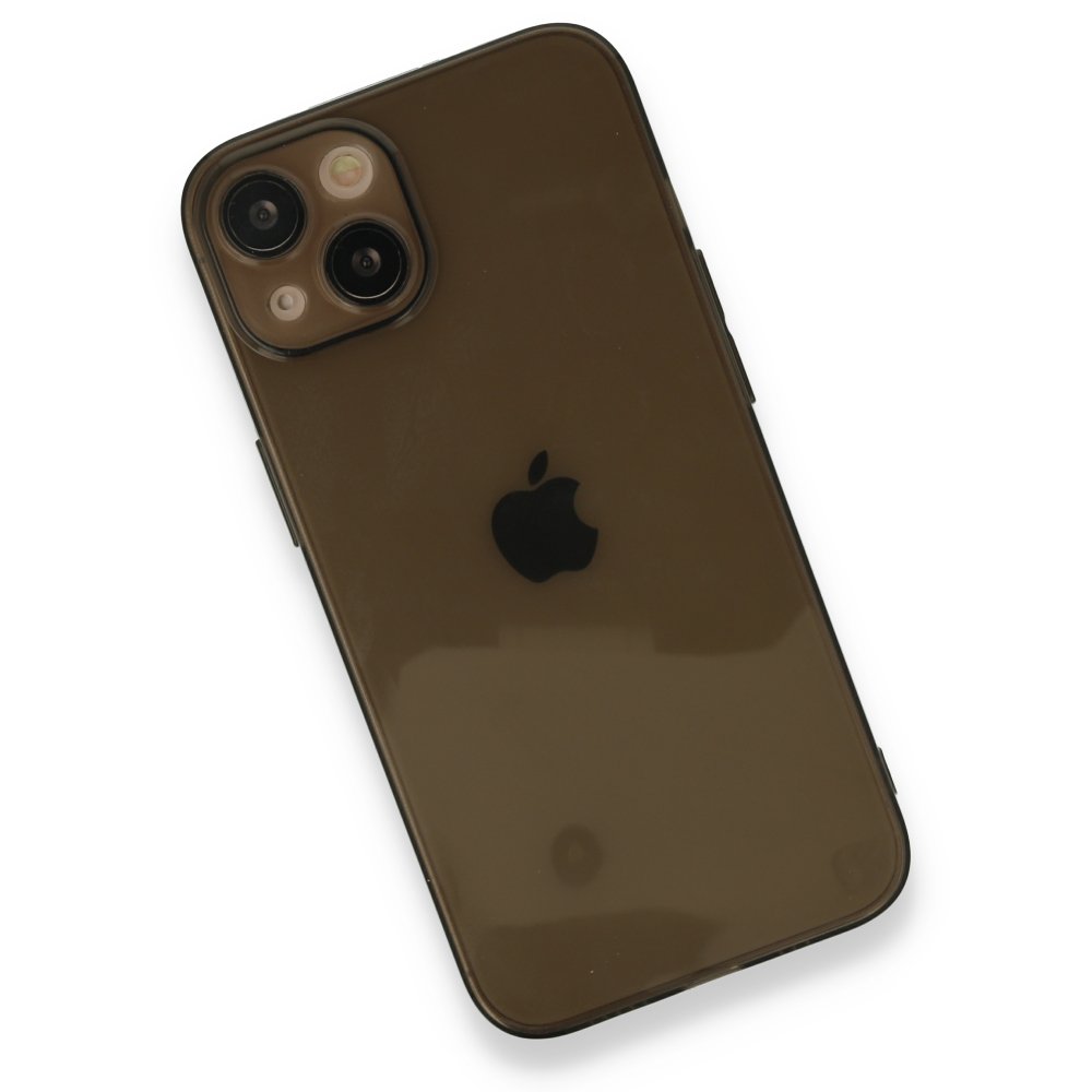 Newface iPhone 13 Kılıf Fly Lens Silikon - Siyah