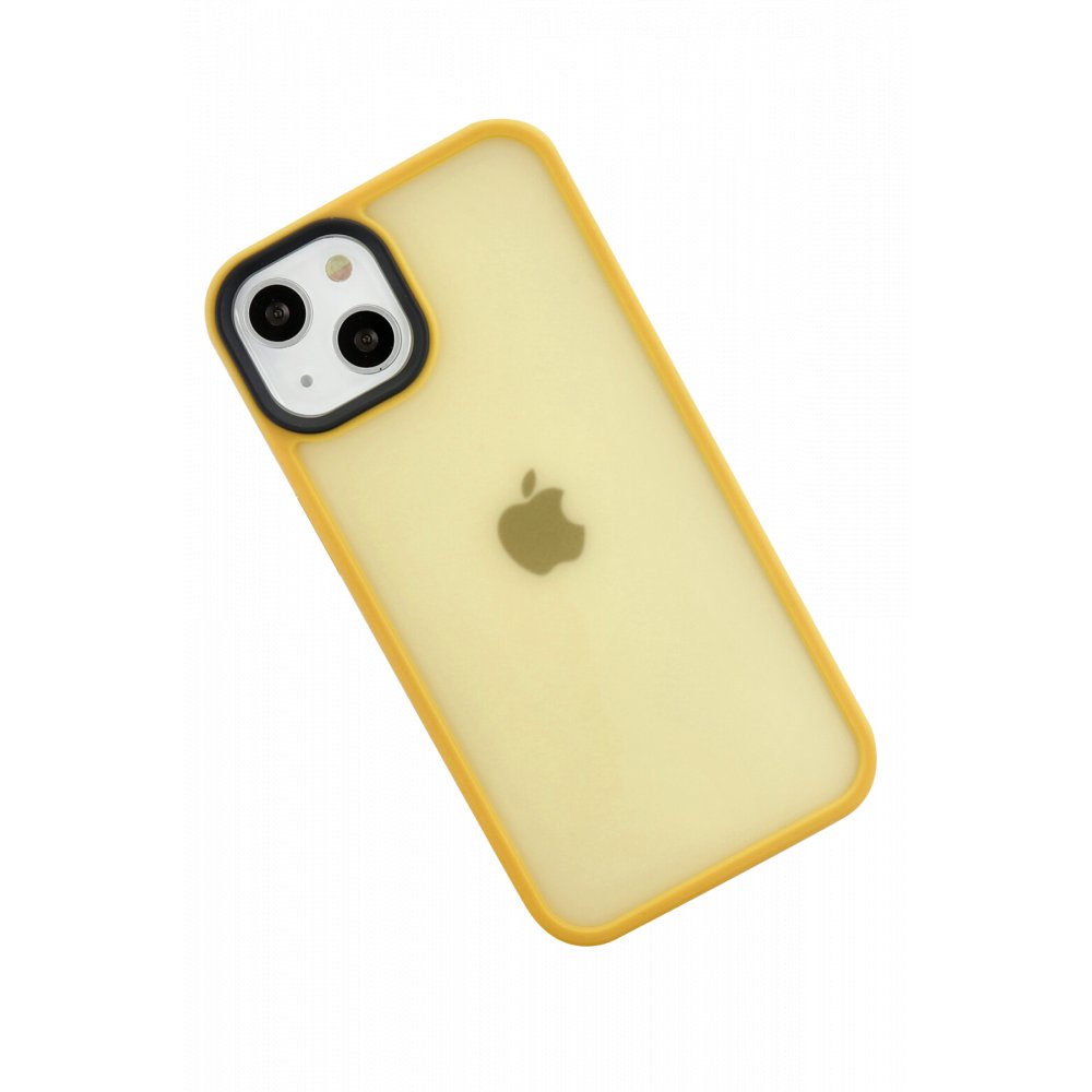 Newface iPhone 13 Kılıf Gentle Silikon - Gold