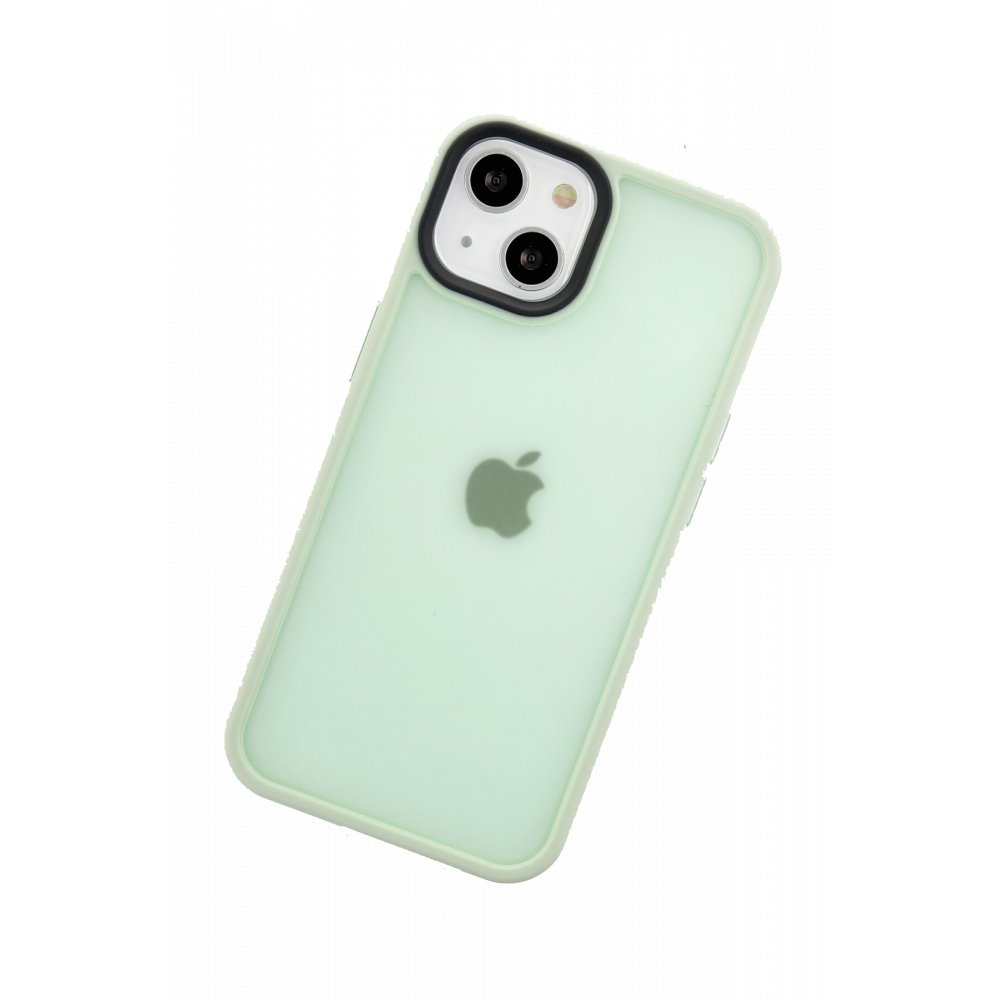 Newface iPhone 13 Kılıf Gentle Silikon - Yeşil