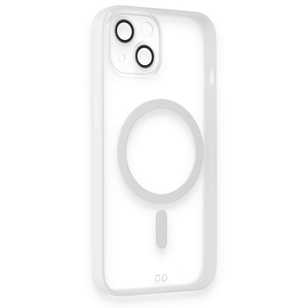 Newface iPhone 13 Kılıf Grand Magneticsafe Kapak - Beyaz