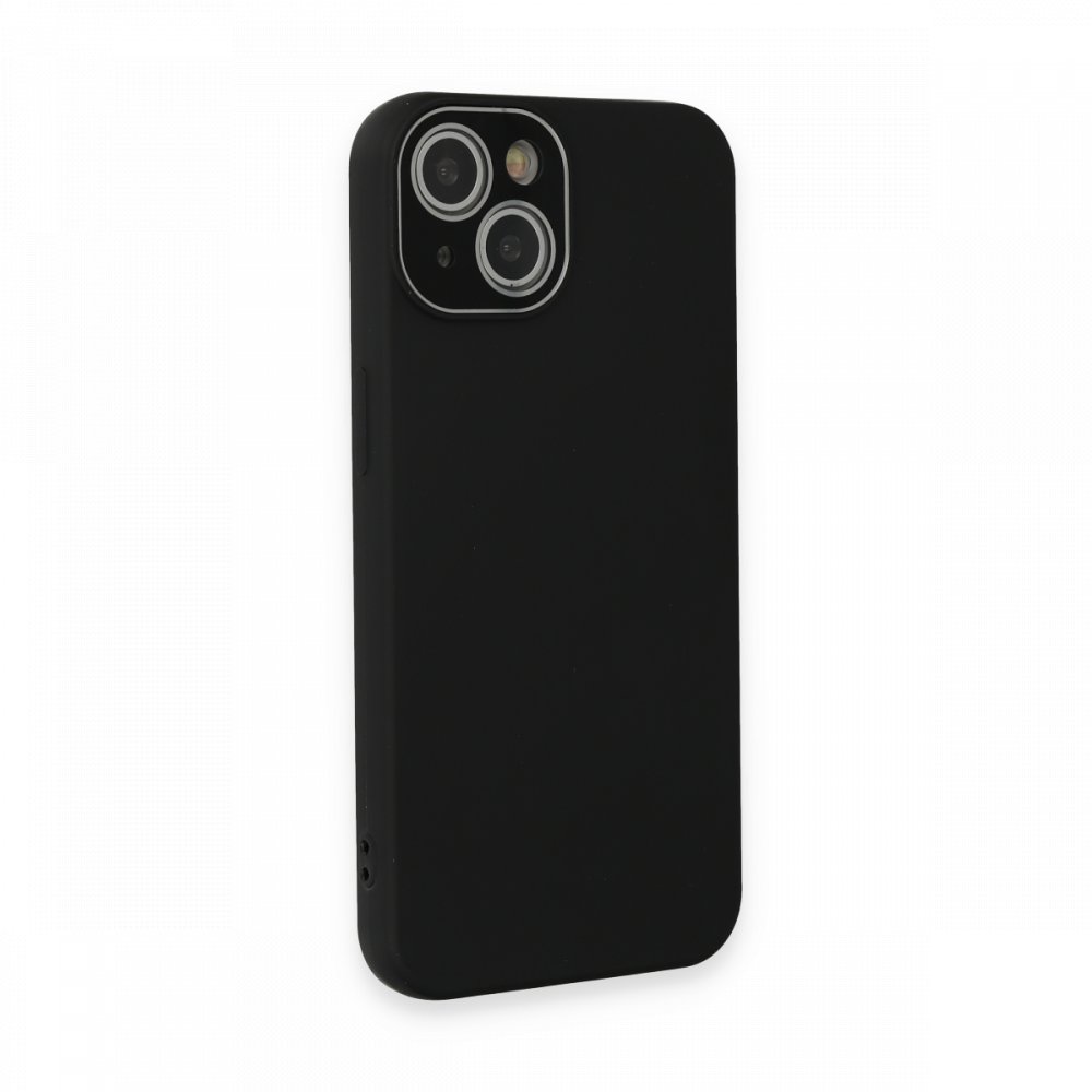 Newface iPhone 13 Kılıf Lansman Glass Kapak - Siyah