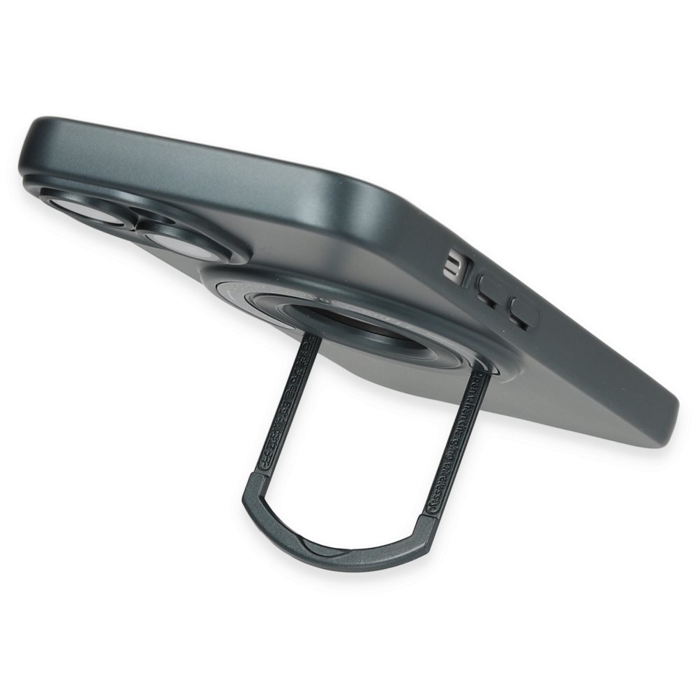 Newface iPhone 13 Kılıf Lukka Magneticsafe Kapak - Koyu Yeşil