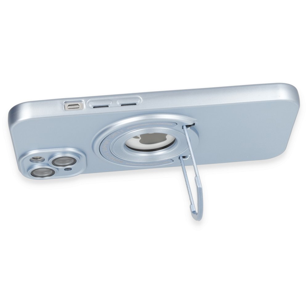 Newface iPhone 13 Kılıf Lukka Magneticsafe Kapak - Sierra Blue