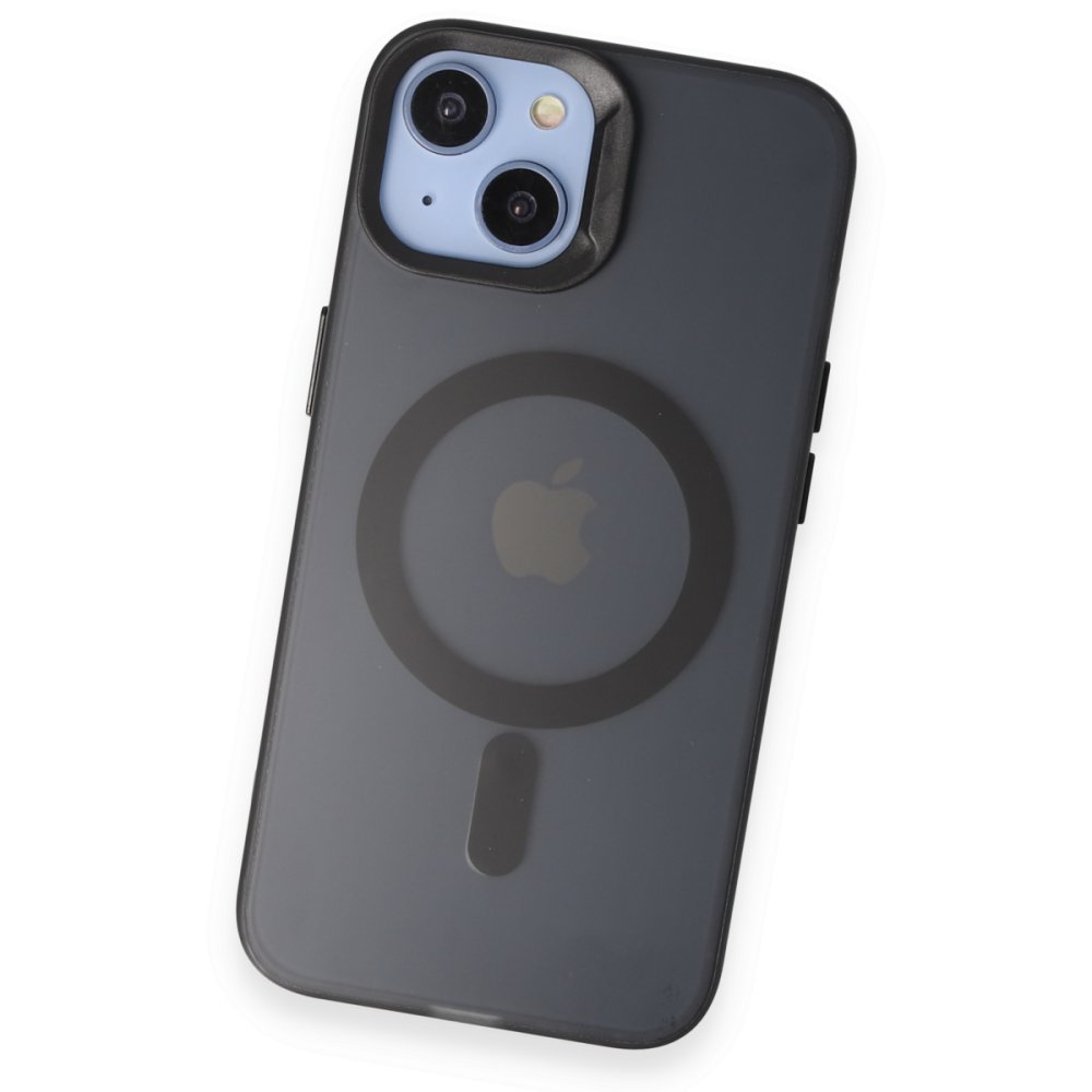 Joko iPhone 13 Kılıf Mateks Magsafe Kapak - Siyah