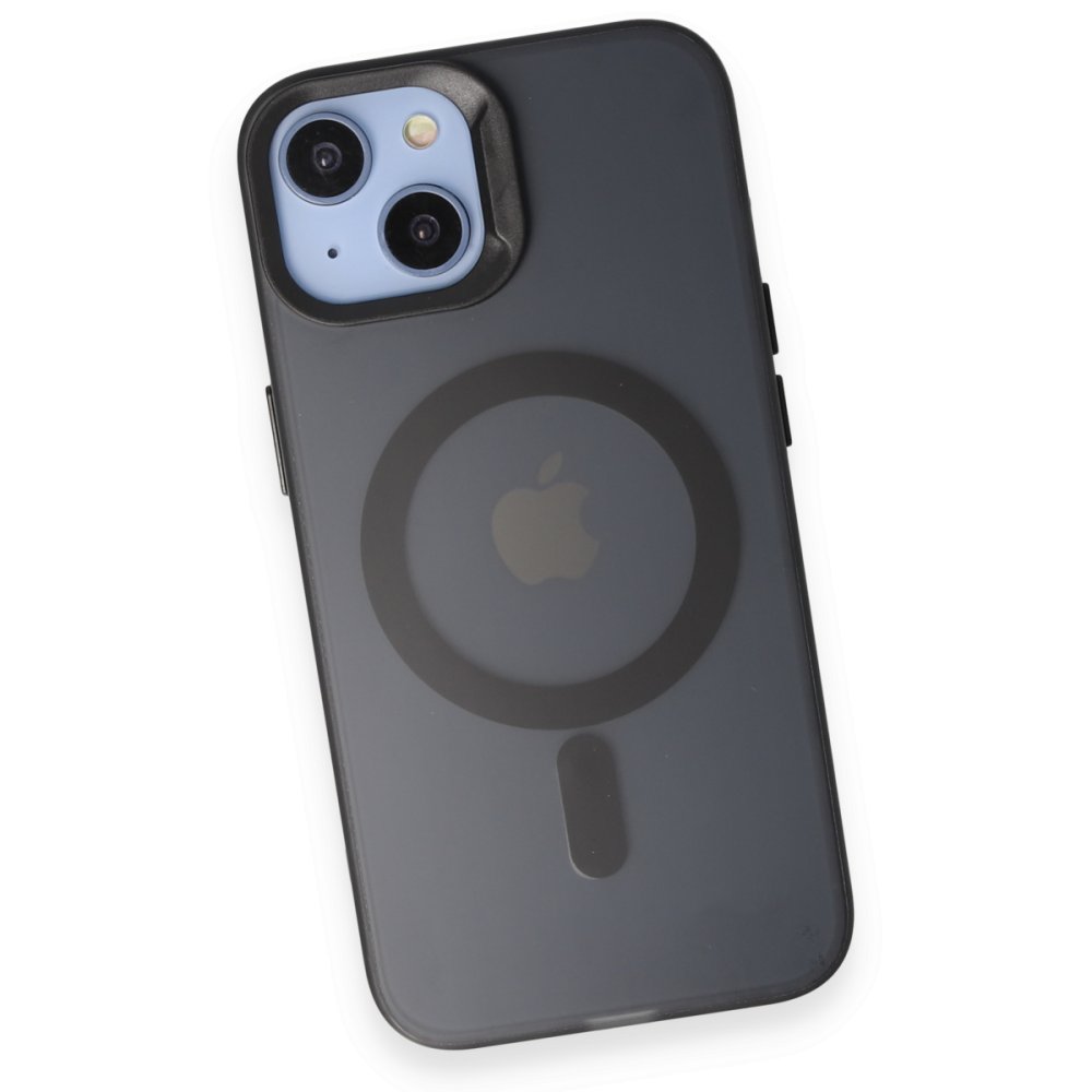 Joko iPhone 13 Kılıf Mateks Magsafe Kapak - Siyah