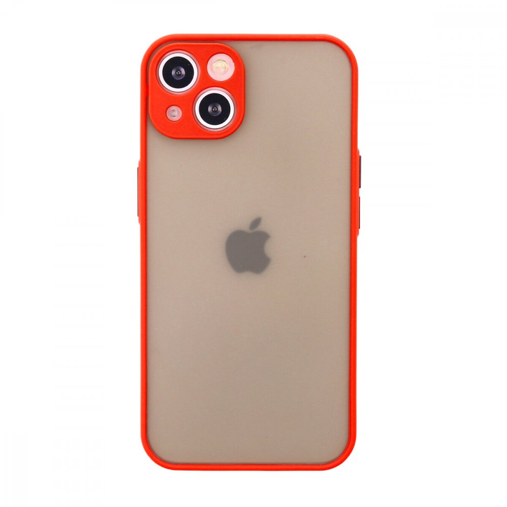 Newface iPhone 13 Kılıf Montreal Silikon Kapak - Kırmızı