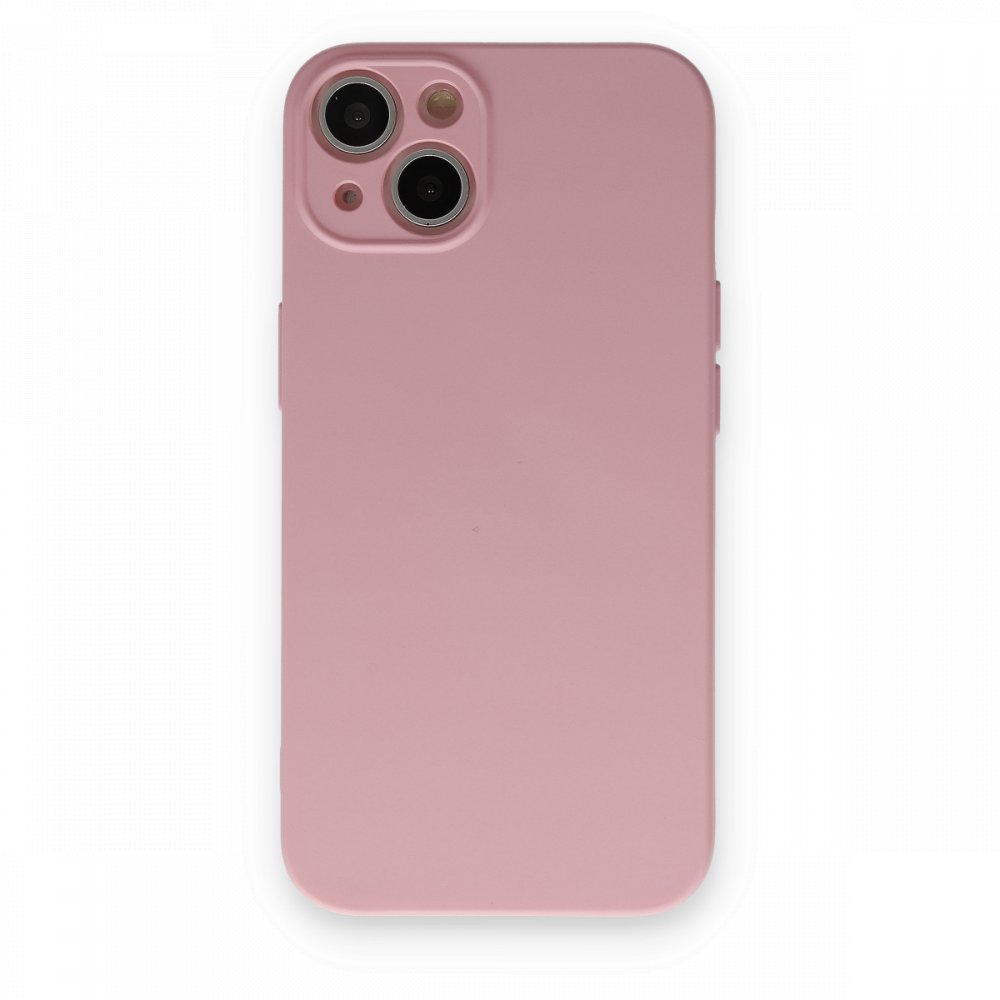Newface iPhone 13 Kılıf Nano içi Kadife Silikon - Pembe