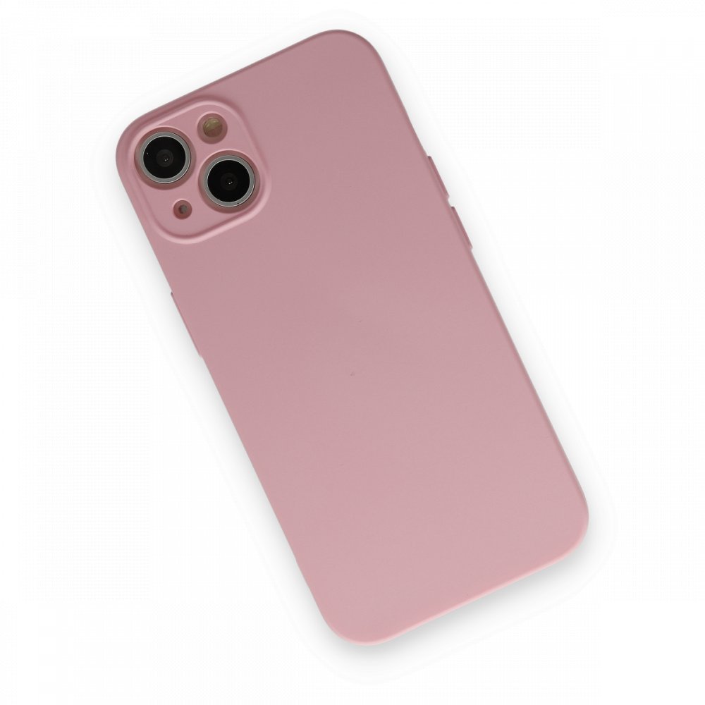 Newface iPhone 13 Kılıf Nano içi Kadife Silikon - Pembe