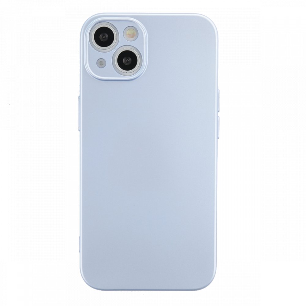 Newface iPhone 13 Kılıf Nano içi Kadife  Silikon - Sky Blue