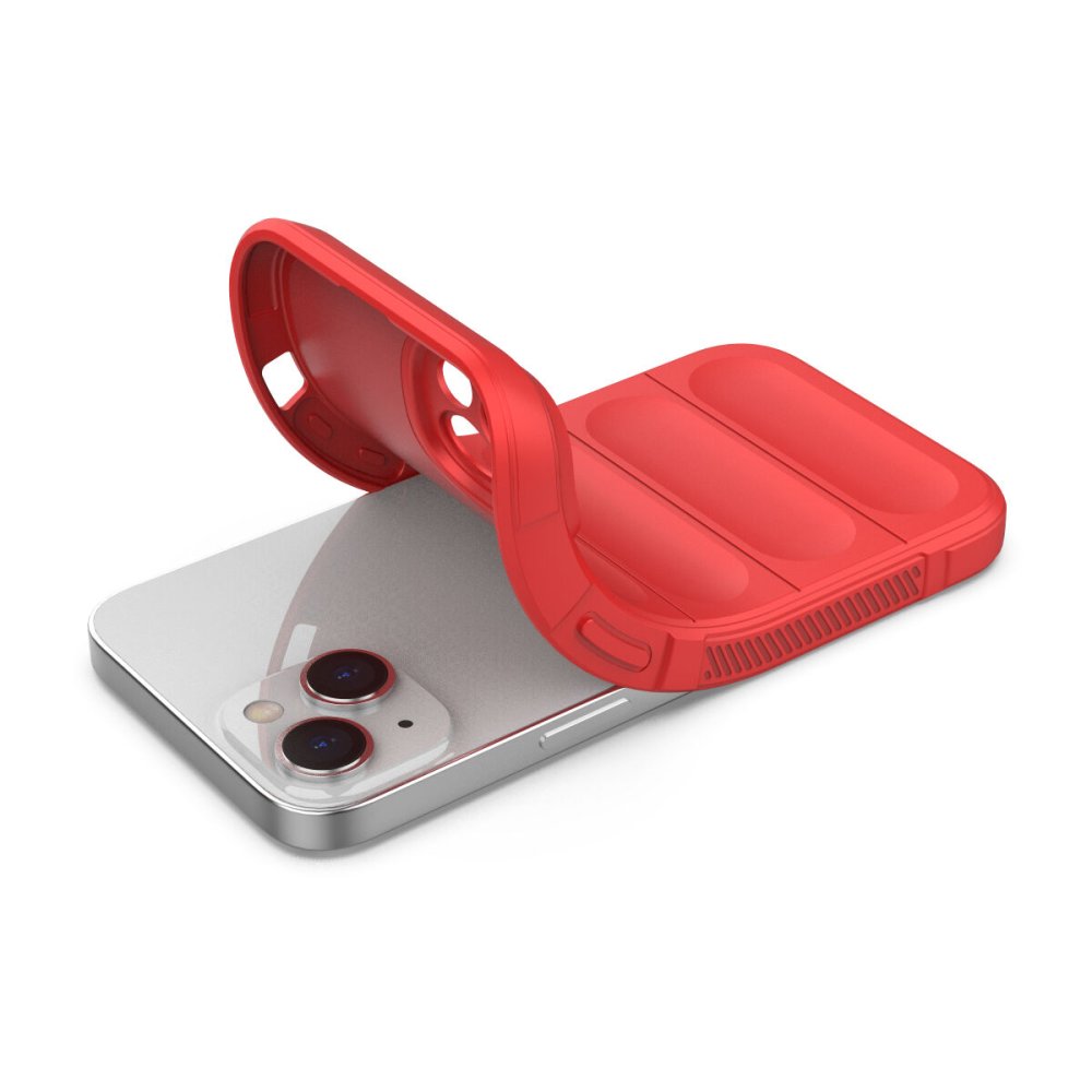 Newface iPhone 13 Kılıf Optimum Silikon - Kırmızı