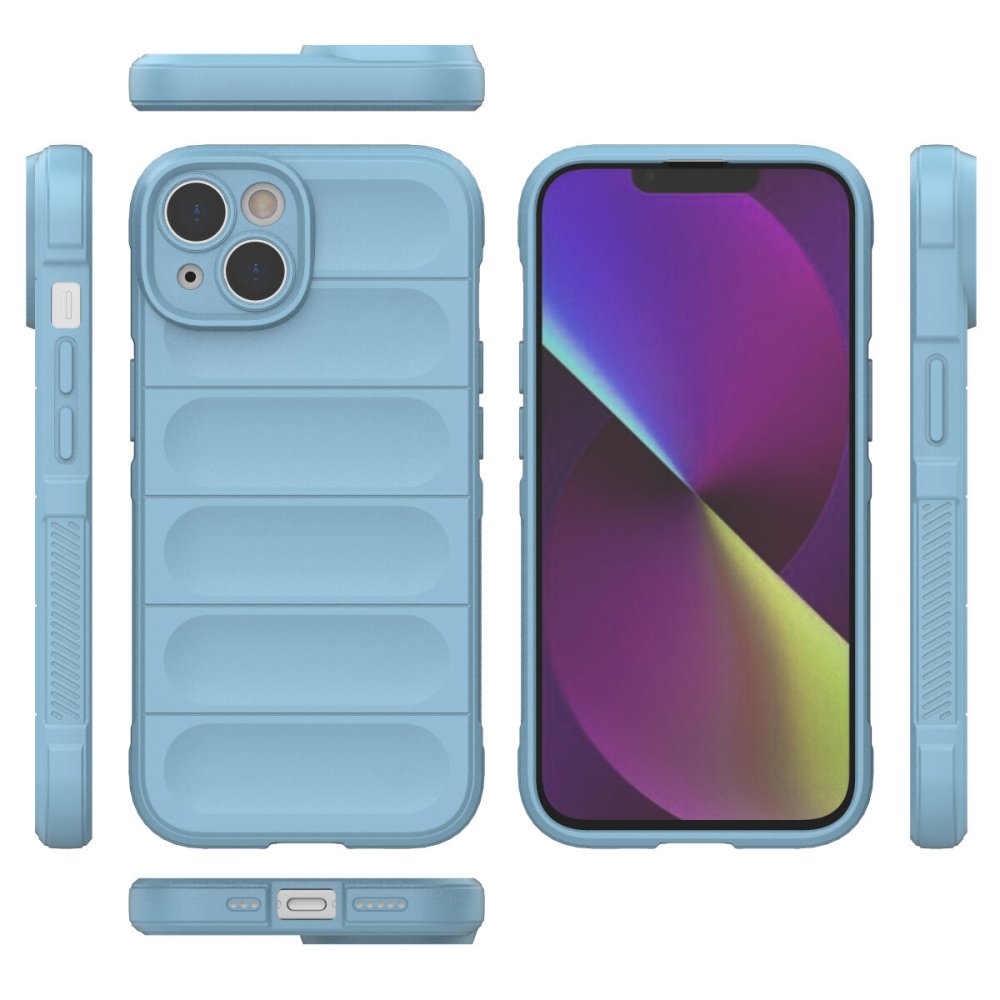 Newface iPhone 13 Kılıf Optimum Silikon - Sky Blue