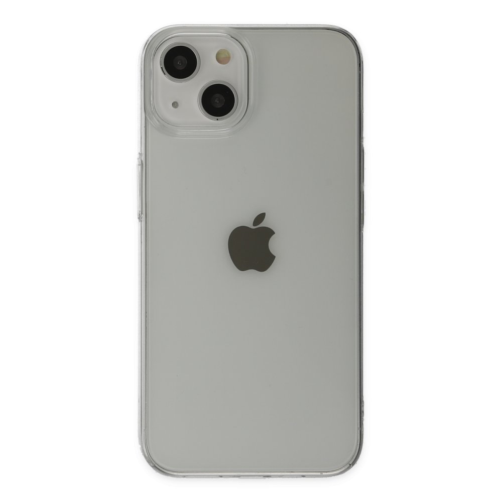 Newface iPhone 13 Kılıf Pc Sert Şeffaf Kapak - Şeffaf