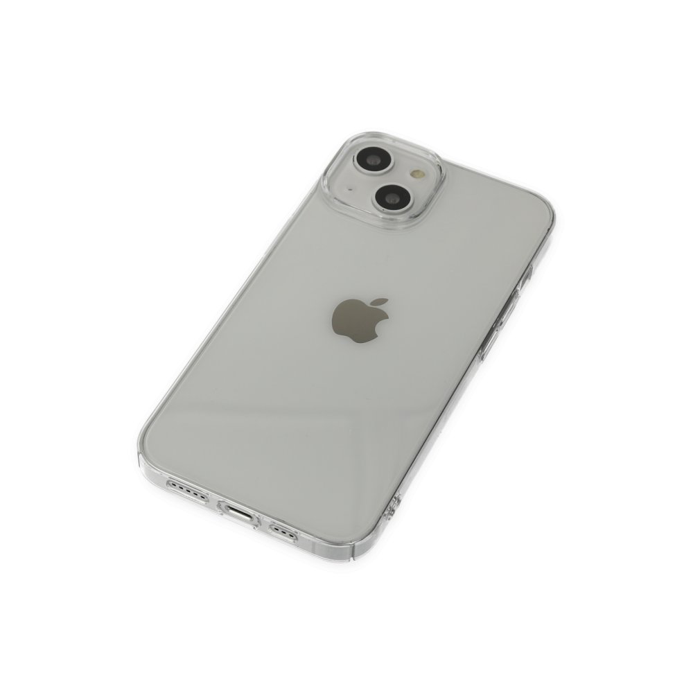 Newface iPhone 13 Kılıf Pc Sert Şeffaf Kapak - Şeffaf