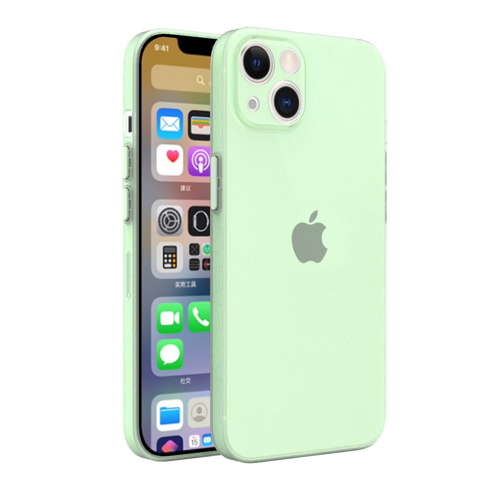Newface iPhone 13 Kılıf Puma Silikon - Açık Yeşil