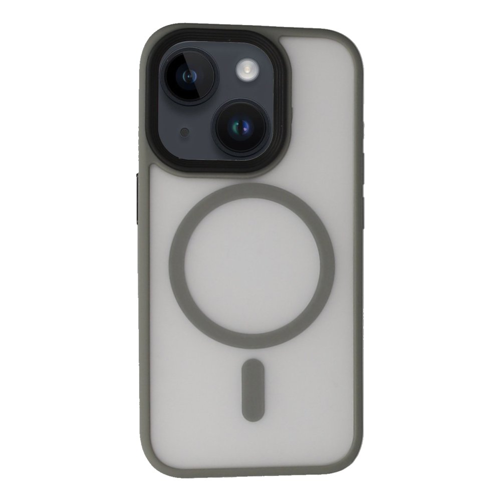 Newface iPhone 13 Kılıf Trex Magneticsafe Kapak - Titan Gri