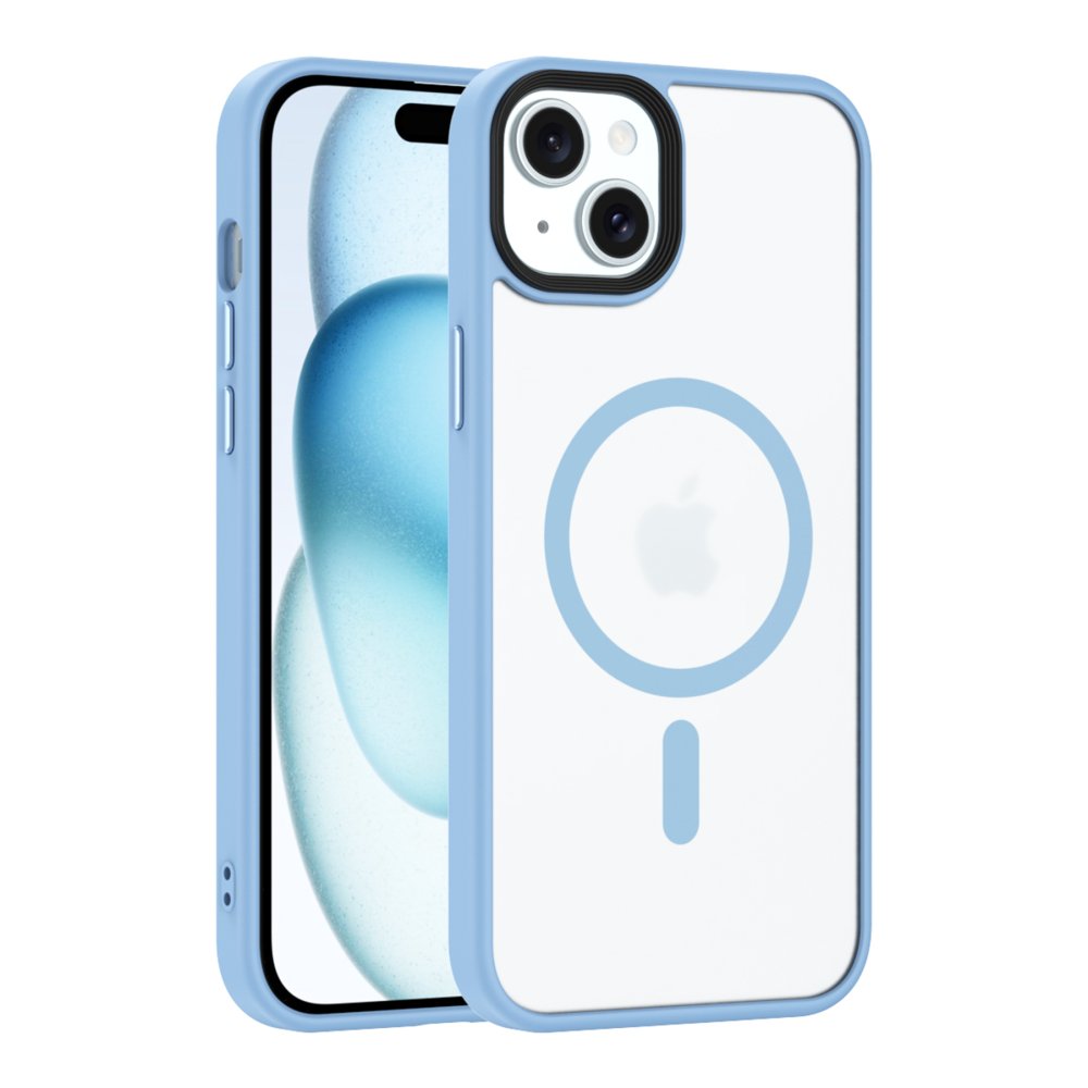 Newface iPhone 13 Kılıf Trex Magneticsafe Kapak - Sierra Blue