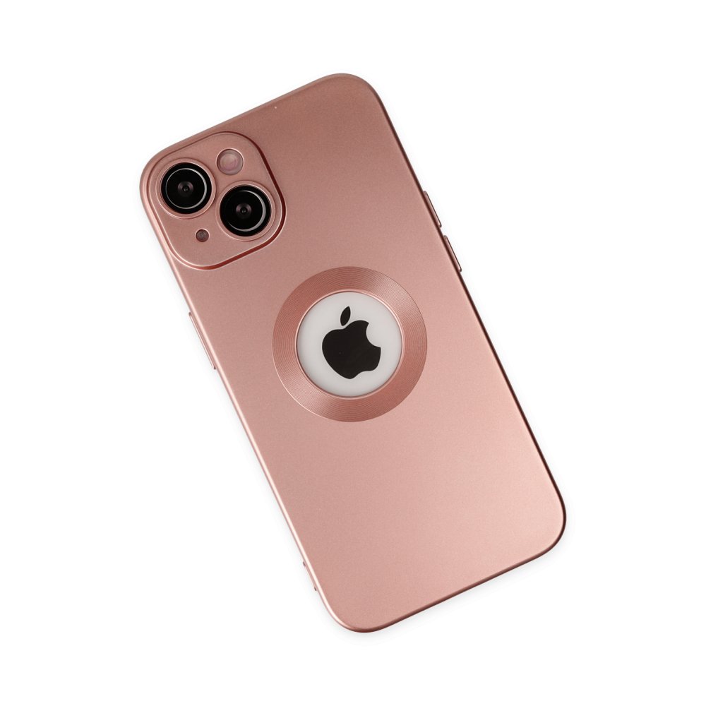 Newface iPhone 13 Kılıf Vamos Lens Silikon - Rose Gold