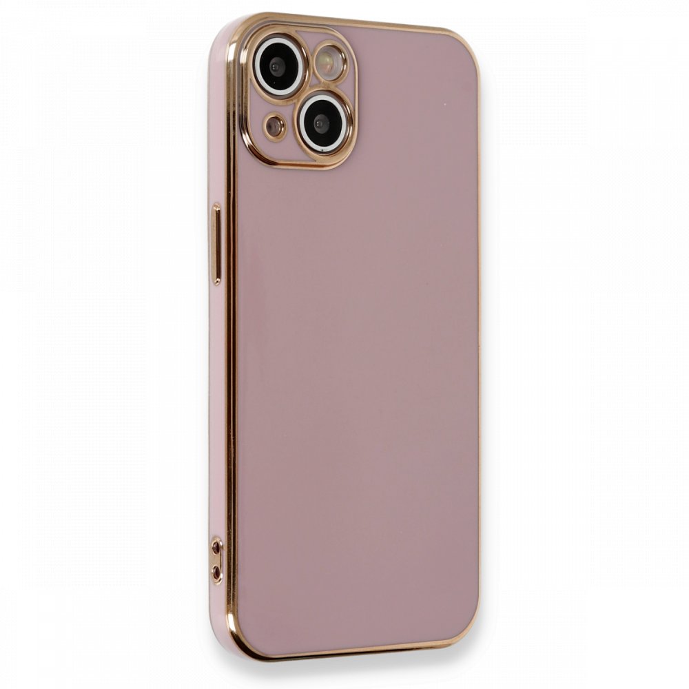 Newface iPhone 13 Kılıf Volet Silikon - Mor