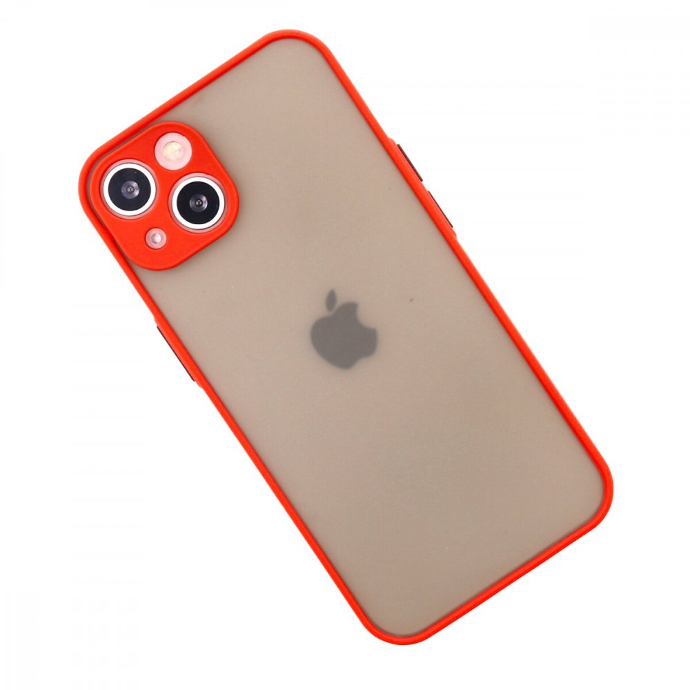 Newface iPhone 13 Mini Kılıf Montreal Silikon Kapak - Kırmızı