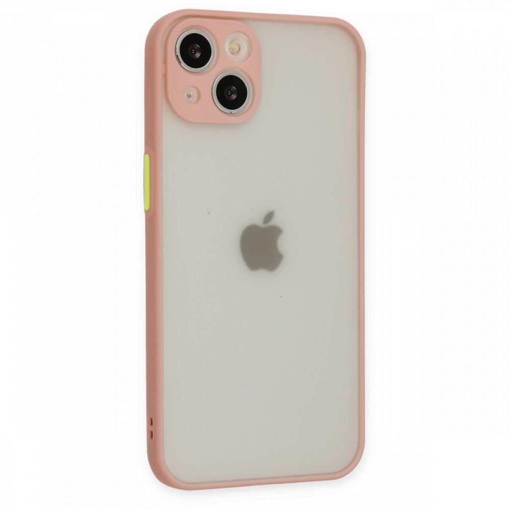 Newface iPhone 13 Mini Kılıf Montreal Silikon Kapak - Pembe