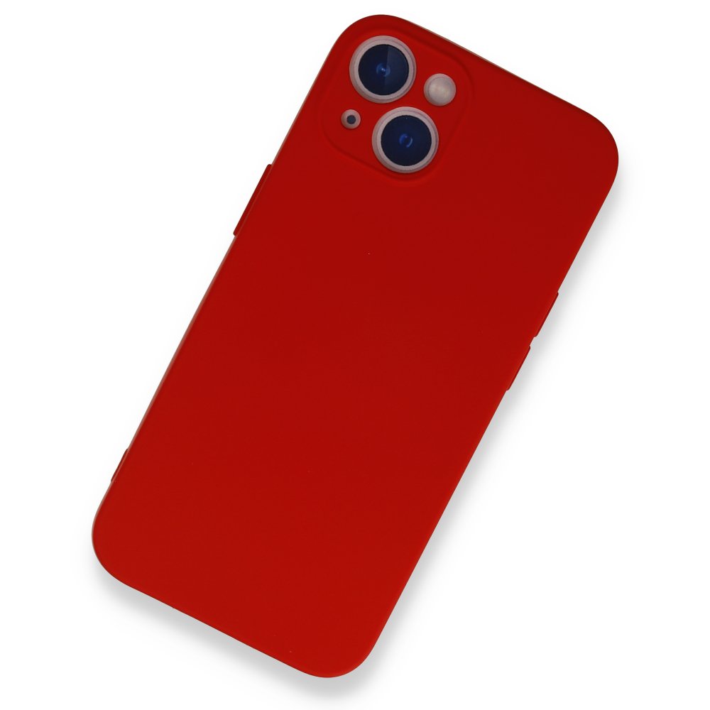 Newface iPhone 13 Mini Kılıf Nano içi Kadife  Silikon - Kırmızı