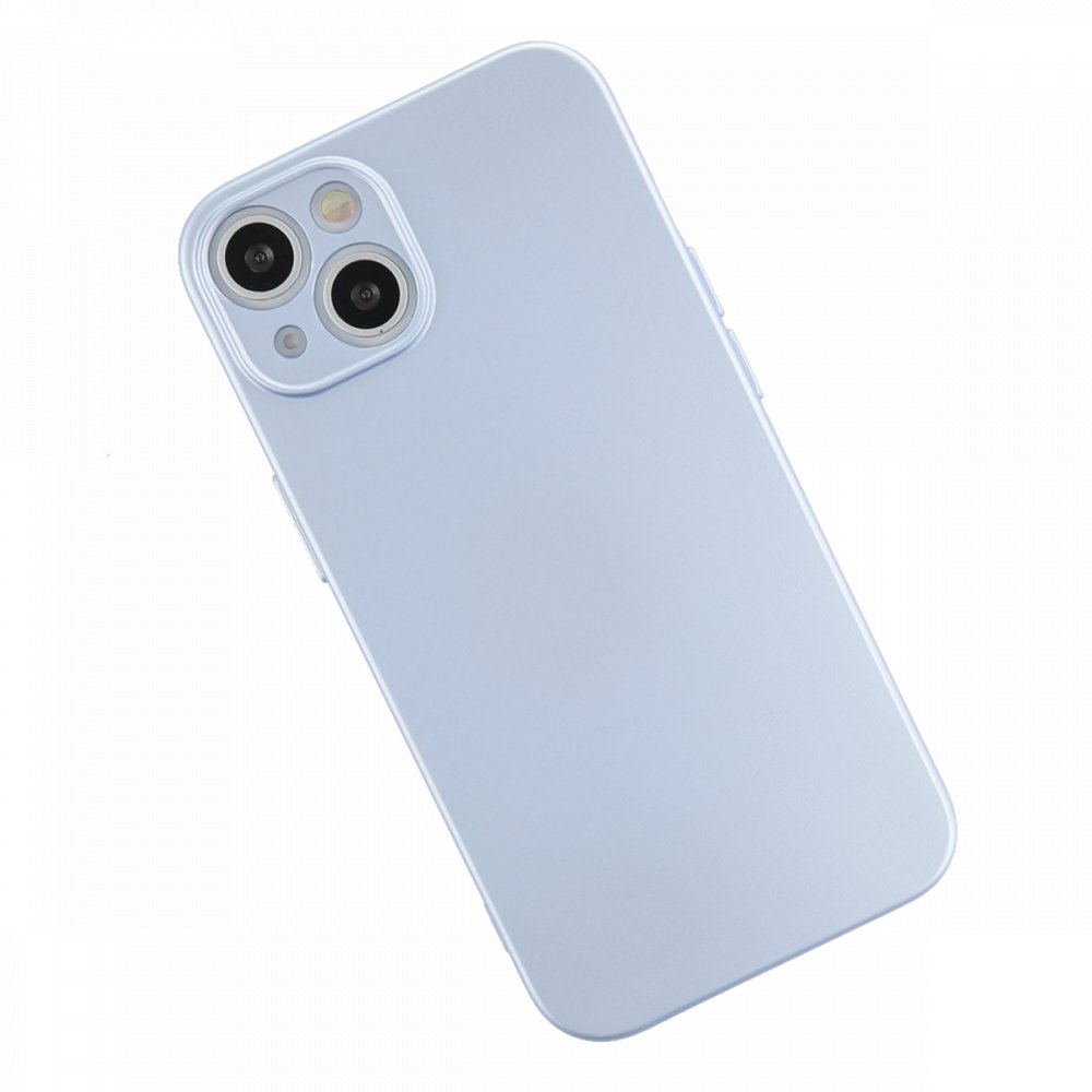 Newface iPhone 13 Mini Kılıf Nano içi Kadife  Silikon - Sky Blue