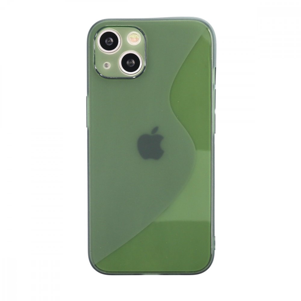 Newface iPhone 13 Mini Kılıf S Silikon - Yeşil