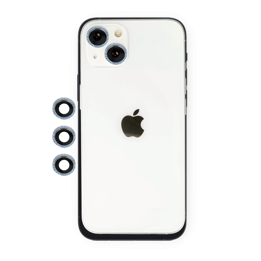 Newface iPhone 13 Mini Shine Kamera Lens - Sierra Blue