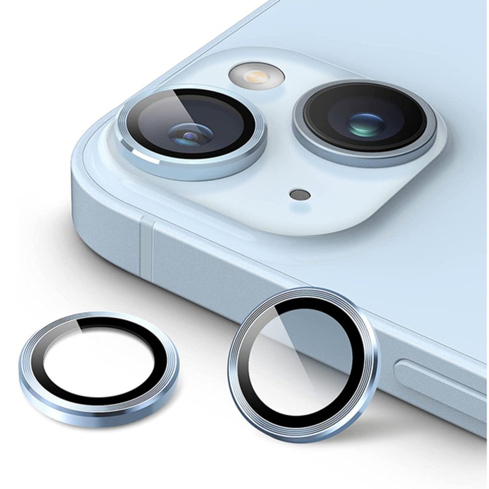 Newface iPhone 13 Mini Valdez Metal Kamera Lens - Sierra Blue