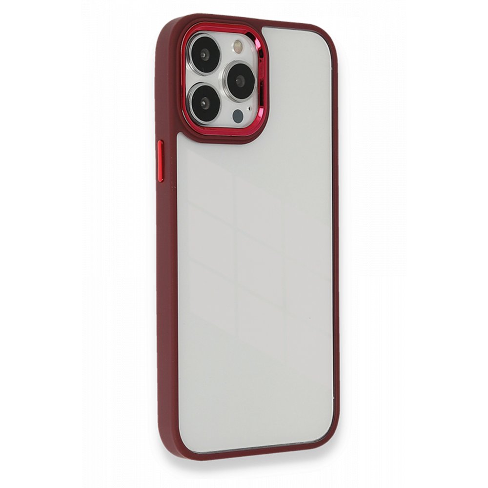Newface iPhone 14 Pro Kılıf Dora Kapak - Kırmızı