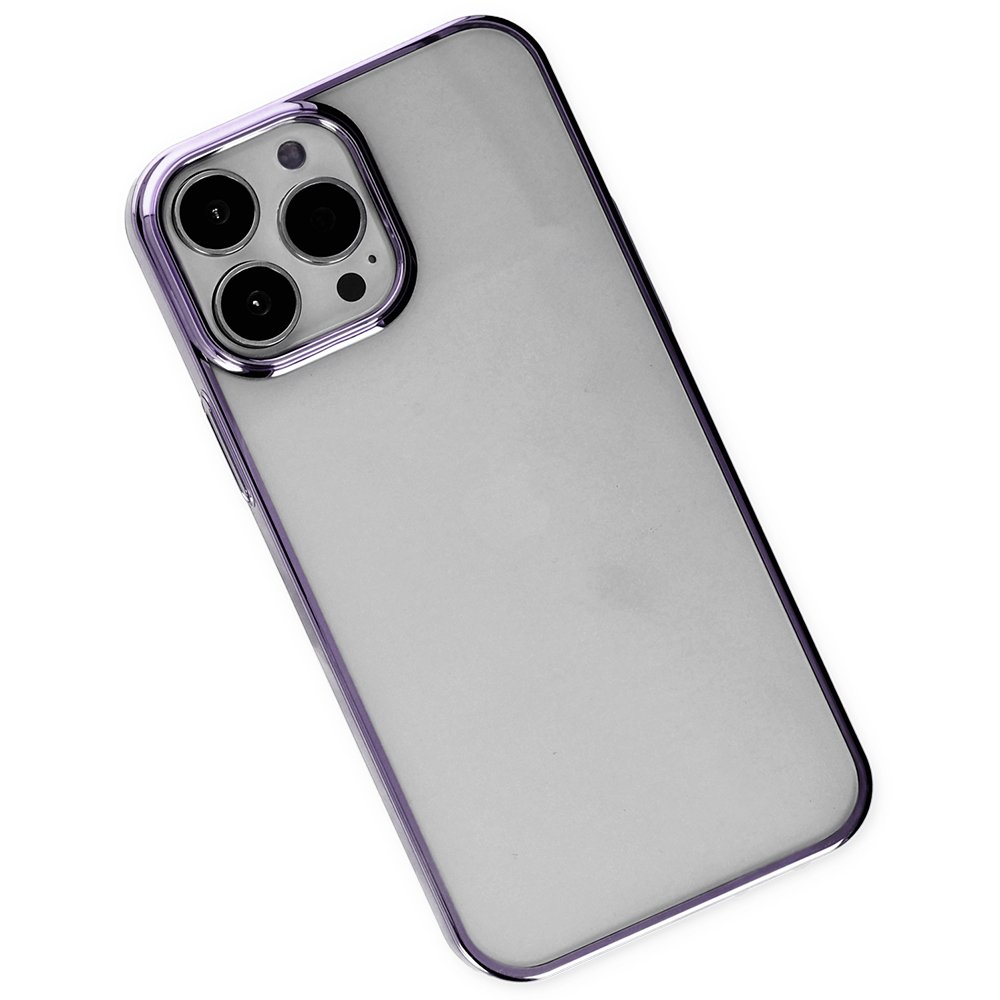 Newface iPhone 13 Pro Kılıf Element Silikon - Mor
